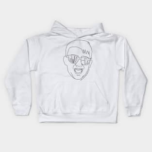 WWMHD? (Black outline) Kids Hoodie